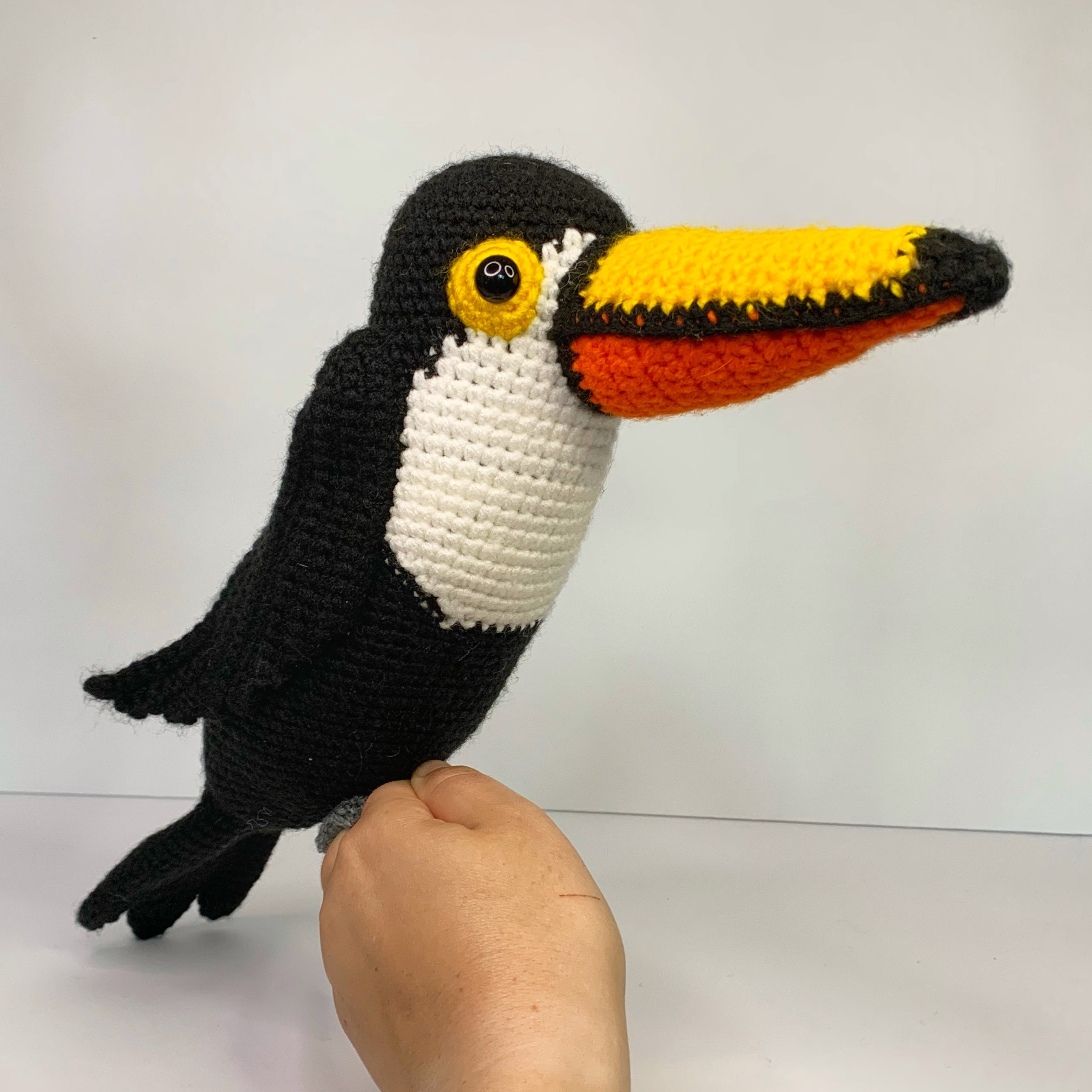 Terri the Toucan Realistic Crochet Toy Animal Pattern