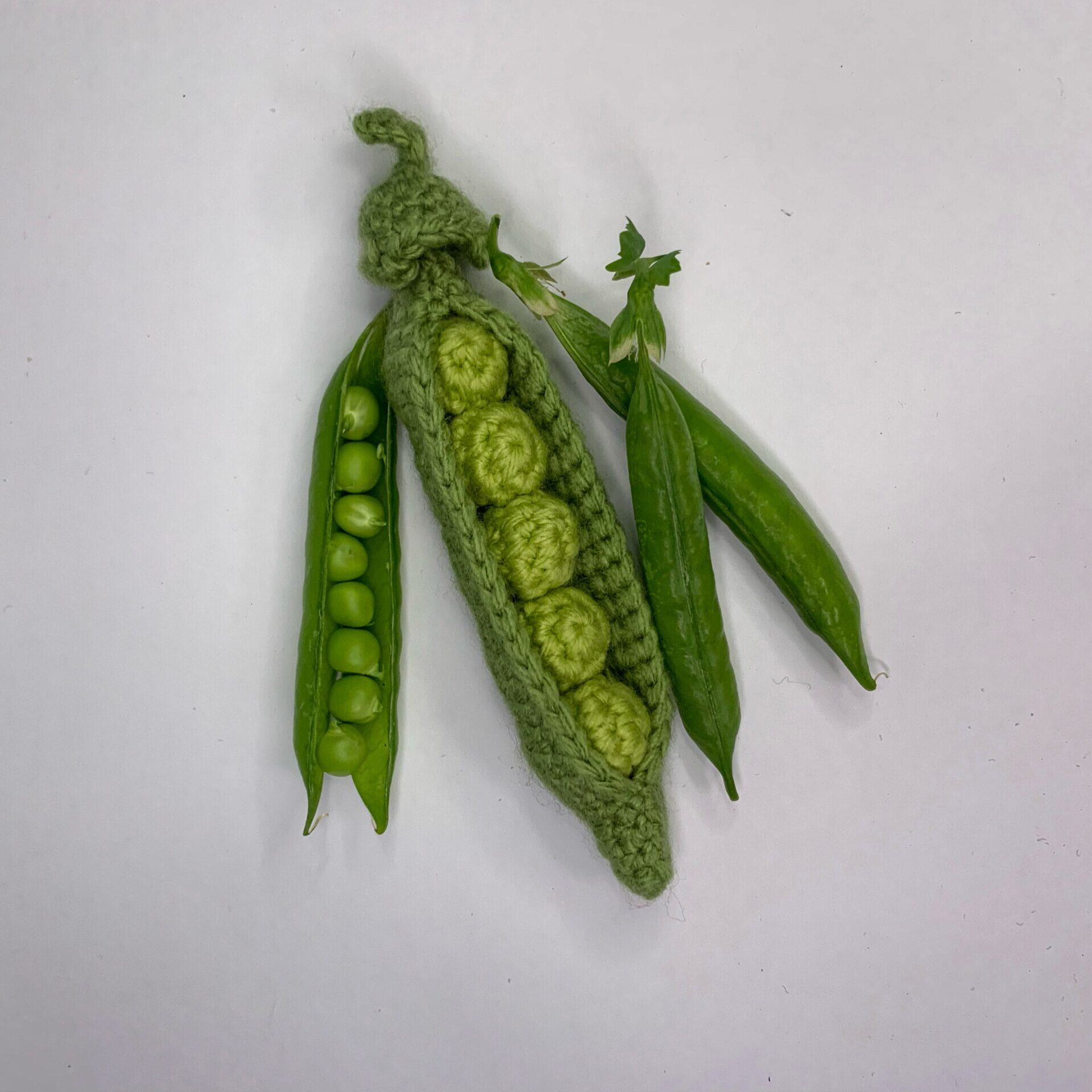Free Peas in a Pod Crochet Pattern, Handmade Food Toys
