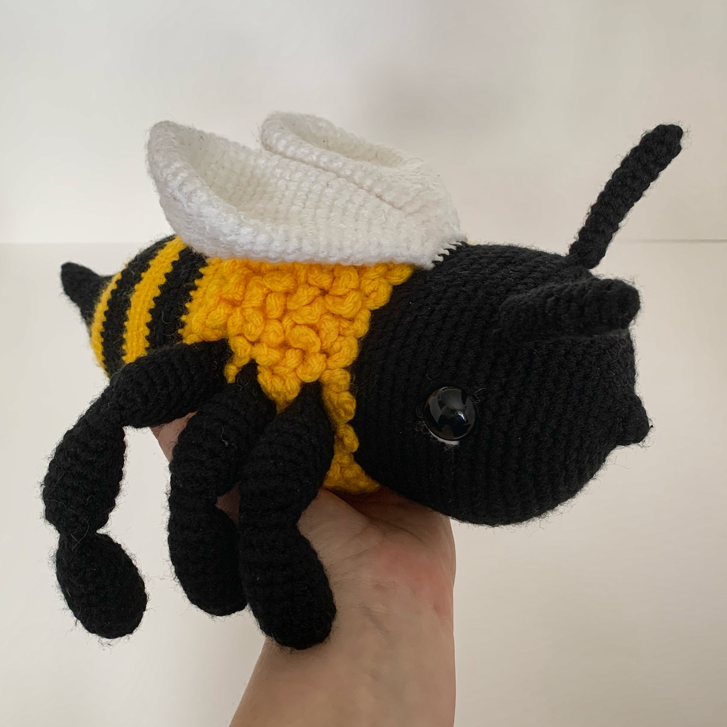 Basil the Bumblebee Realistic No-Sew Crochet Pattern