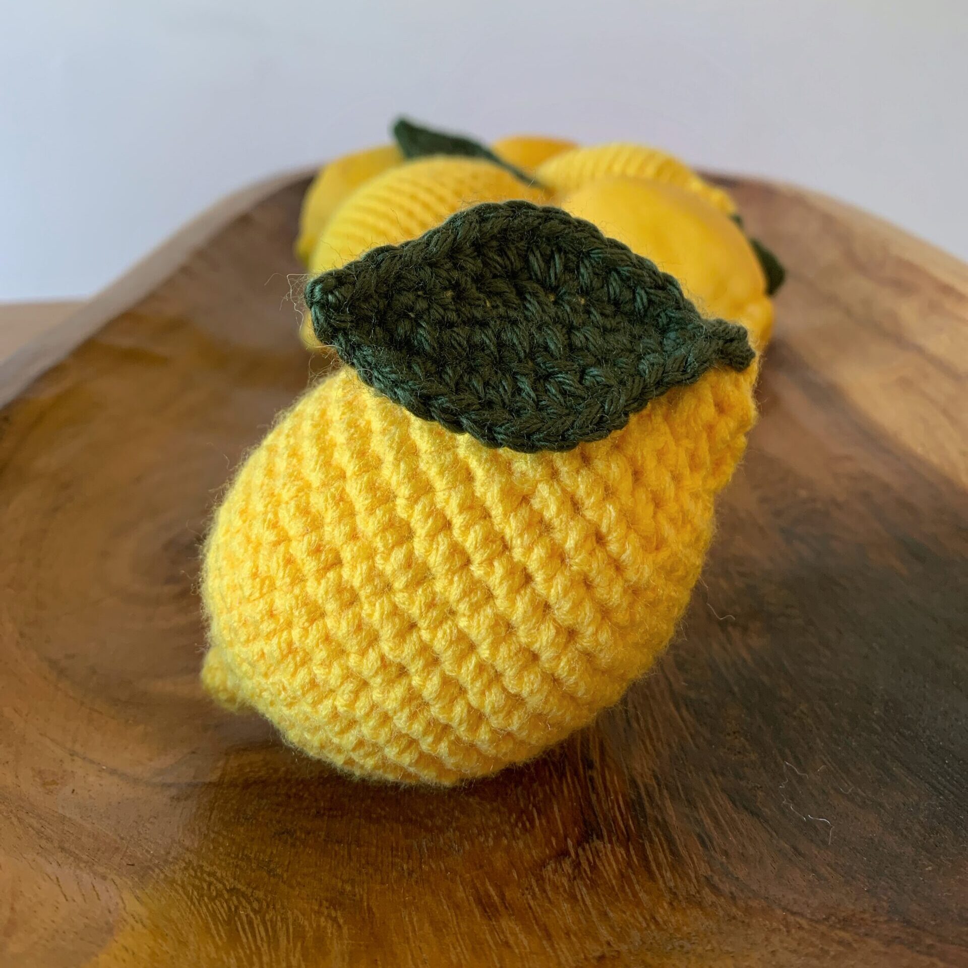 Free Crochet Lemon Pattern, Handmade Food Toys and Decor